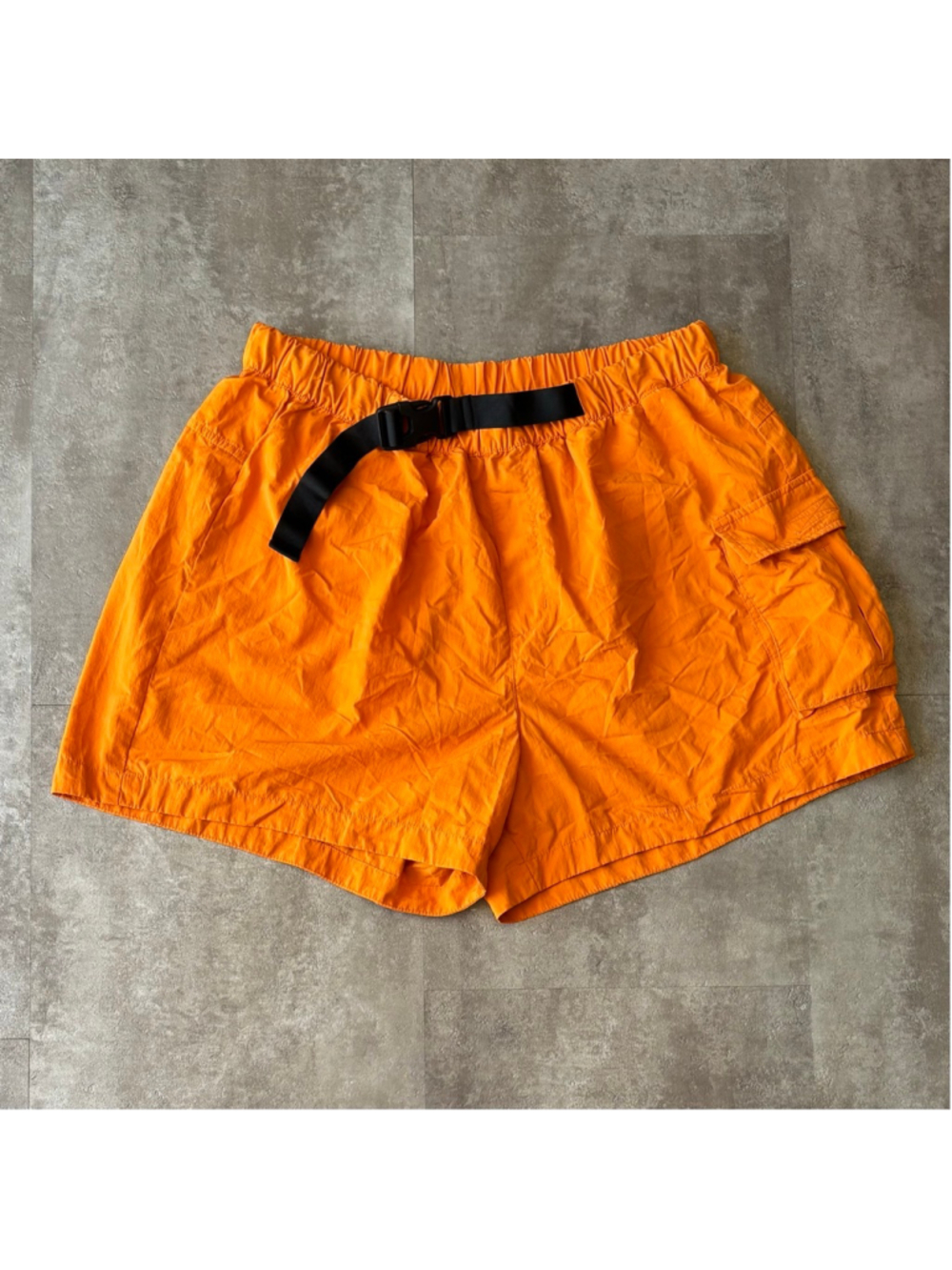 Roots Outdoors Nylon Belted Hiking Shorts Men’s Large Orange